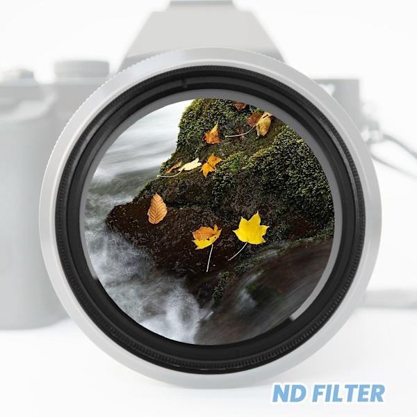ND2-400 Neutral Density Fader Variabel ND Filter Justerbar 49mm Filter til Kameraobjektiv