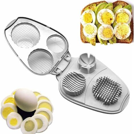 3-i-1 Eggdeler Rustfritt Stål Manuell Eggdeler Eggdeler