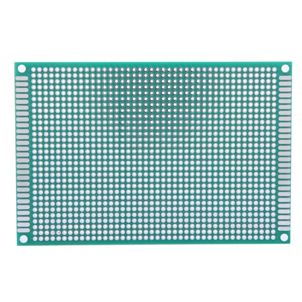 10 stk 8x12cm Dobbeltsidig Prototyp PCB Koblingsbrett Kretskort