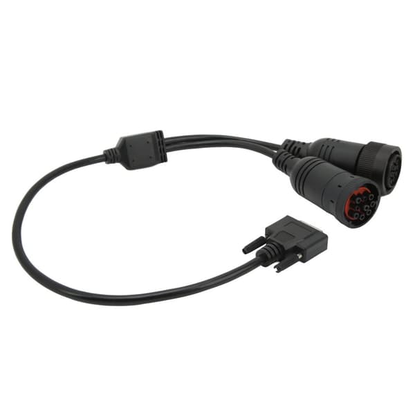 Meget fleksibel ABS-gummi 14-bens til 9-bens diagnostisk kabeladapter til ET3 OBD2 317-7485