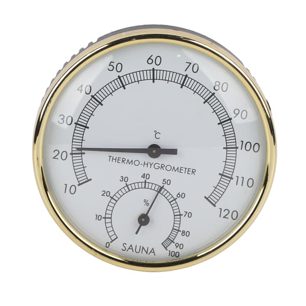 Metallurgisk urtavla inomhustermometer hygrometer hygrotermometer basturumstillbehör