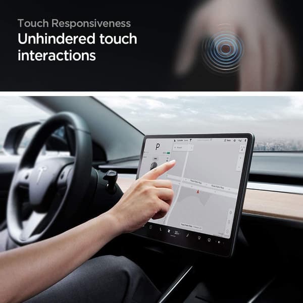 Tempered Glass Screen Protector Compatible with Tesla Model 3/Y