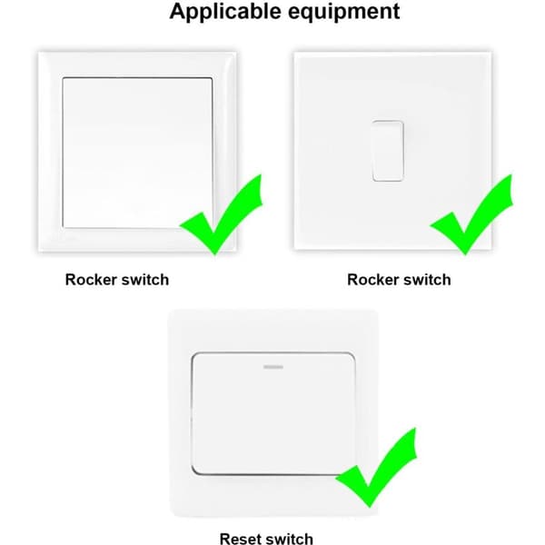 Mini Smart WiFi Lysbryter, 90-250V -10℃ +40℃ Smart Lysbrytermodul, Multifunksjonell Lydkontroll, Rask Belysning med Kobling for