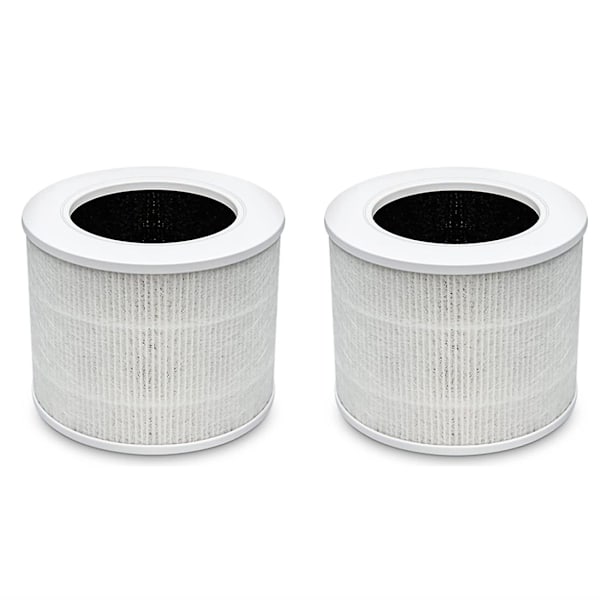 2 stk. Erstatningsfilter for luftrenser Core Mini Del Core Mini-RF, H13 HEPA-filter 3-i-1 Aktivt karbonfilter