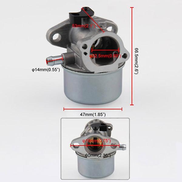 Ruohonleikkurin kaasutin BRIGGS & STRATTON -moottorille 799868 498254 497347 497314 498170 Carb 4hp 5hp 6hp 6.75hp 6.5hp 7hp