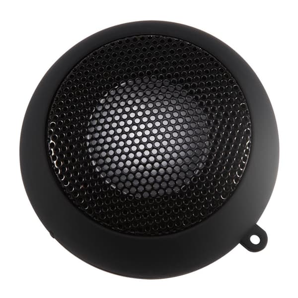Portable Mini 3.5mm Speaker with Built-in Battery - Black for Mobile Phone MP3 PC