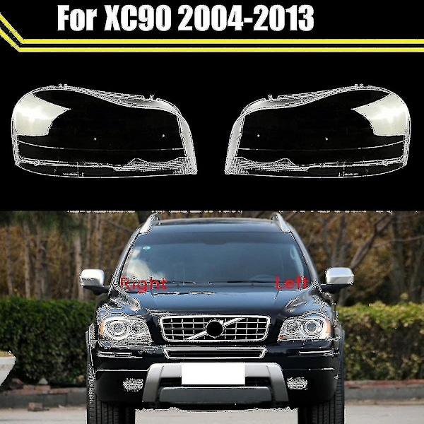 For - Xc90 2004-2013 Auton Läpinäkyvä Lamppukupu Päävalo Lamppu Kansi Lasit Lamppukupu Päävalon Kotelo Kansi Linssi