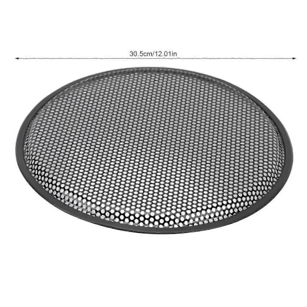 12 Tommer Højttalergitter Jern Subwoofer Højttaler Cirkel Dæksel Lyd Mesh Beskytter Beskyttelse til Bil RV