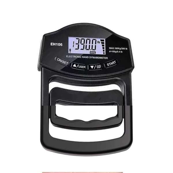 Digital hånddynamometer 180 kg genopladelig/batteridrevet grebstyrketester
