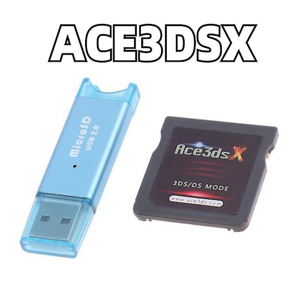 Peli Ace3ds Plus 3dsll Super Combo Ace3ds X Peleille Ja Ntrbootille V11.17:ssa