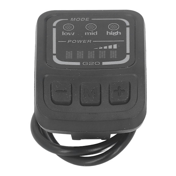 G20 F Elektrisk Cykel Scooter med LED-Display og Vandafvisende Interface