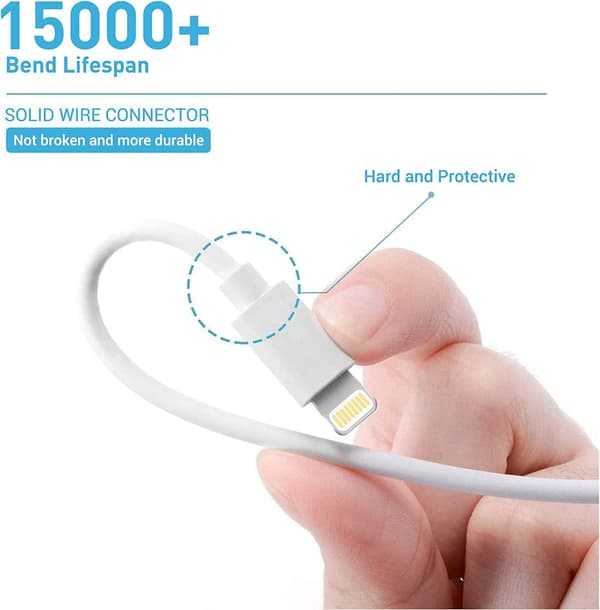 3X Lightning USB-kabel til Apple (2 meter)