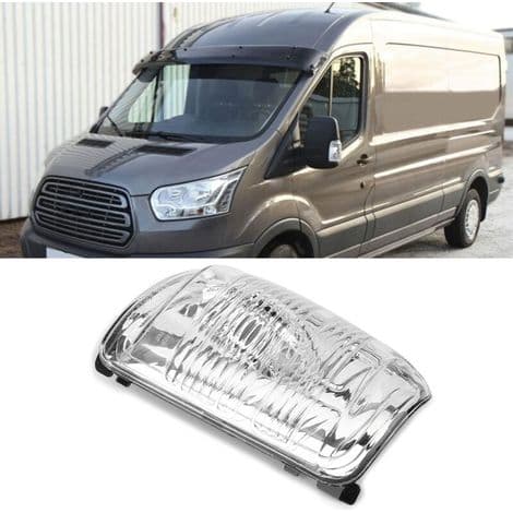 Klare utvendige speilindikatorer for Ford Transit MK8 2014+ (venstre)