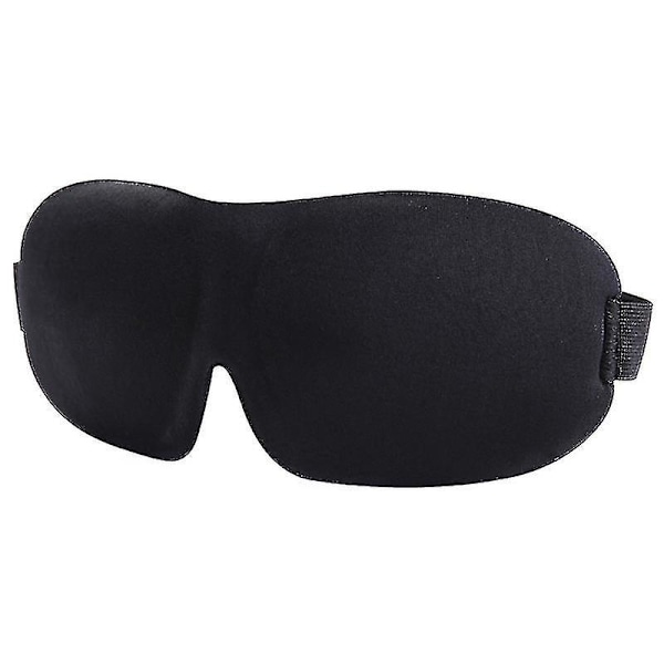 3D Øjensovemaske Rejse Fly Svampe Blindfold Blinder Natdækning