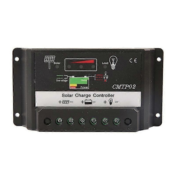 30A 12V/24V Intelligent Solcelle Laderegulator Solcellepanel Regulator Batteriregulator
