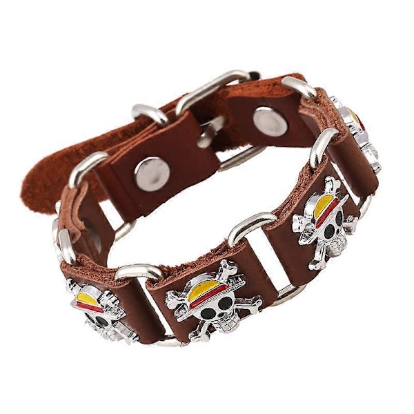 Ett stykke skalle lærarmbånd Armbånd