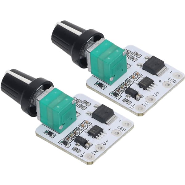 2-delt LED-dimmer trinnløs dimmemodul DC 6-24V konstant spenningskontroller