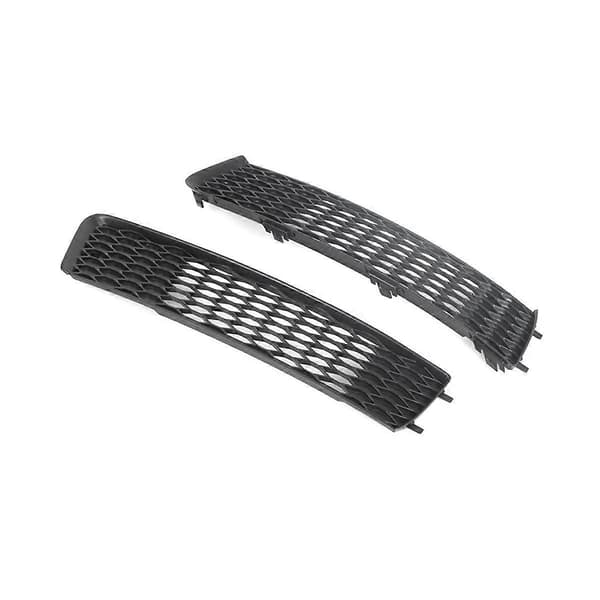 2 stk. Frontfanger Grill Mesh Cover Vent Tåkelys Grill Griller for Q7 S 2009-2015 4L0807697B