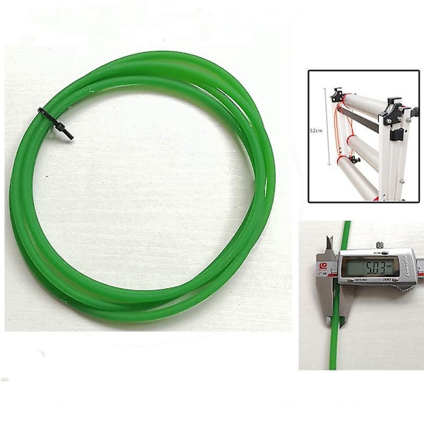 2 st Runda Remmar Ridning Cykling Träning Bord Transmission Rulle Plattform PU Rem 5MM för Drivöverföring