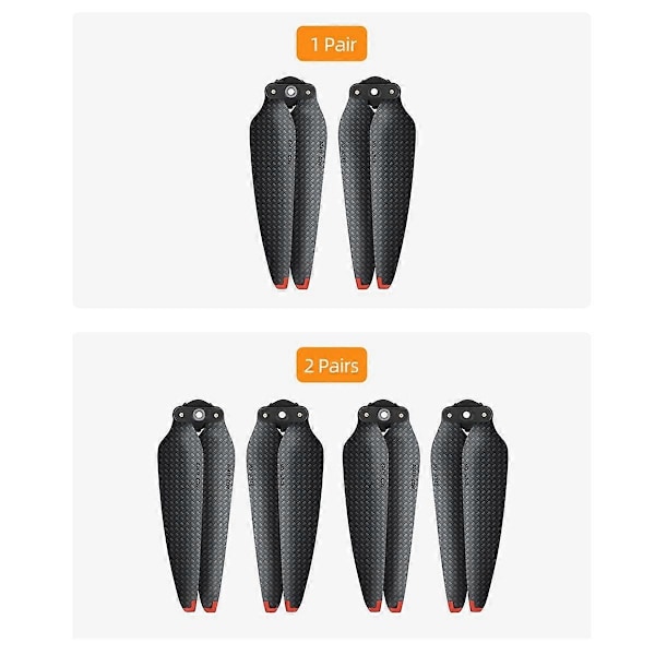 För AIR 3 Kolfiberpropeller 8747F Propellerblad Snabbkoppling Hög Hållfasthet Portabel Drönare W