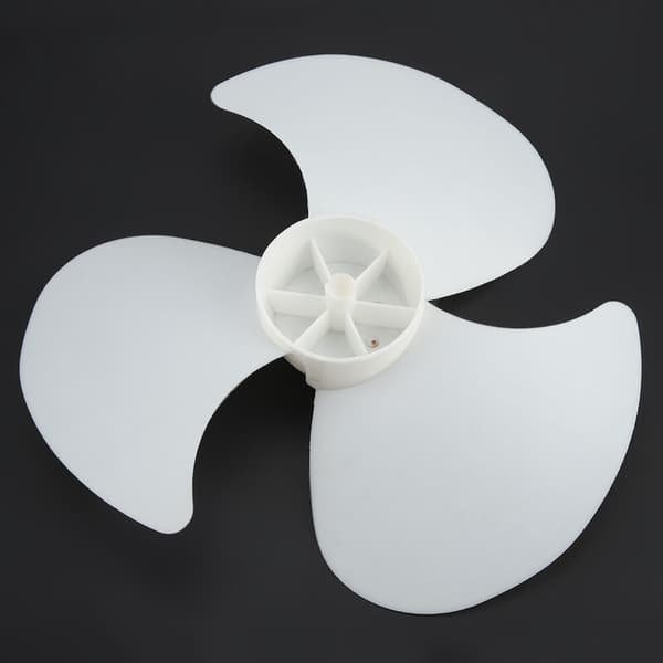 2 plastikventilatorer med tre blade, tilbehør til elektrisk ventilator