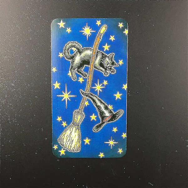 Uusi Everyday Witch Tarot -kortit: Kysy ja tiedä myyttinen kohtalon ennustaminen onnenpeleihin Taort-pakka lautapeleihin 52 kpl Ts55