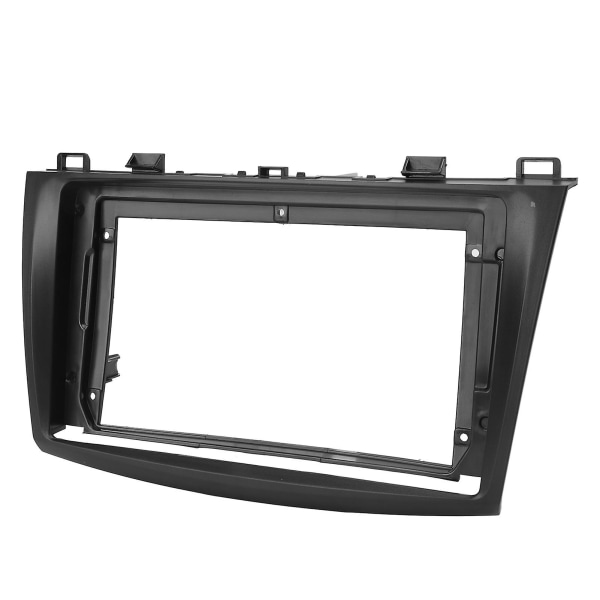 Bilstereo Dash Fascia Ersättning för Mazda 3 2010-2013, 9in Svart Navigationspanel Ram