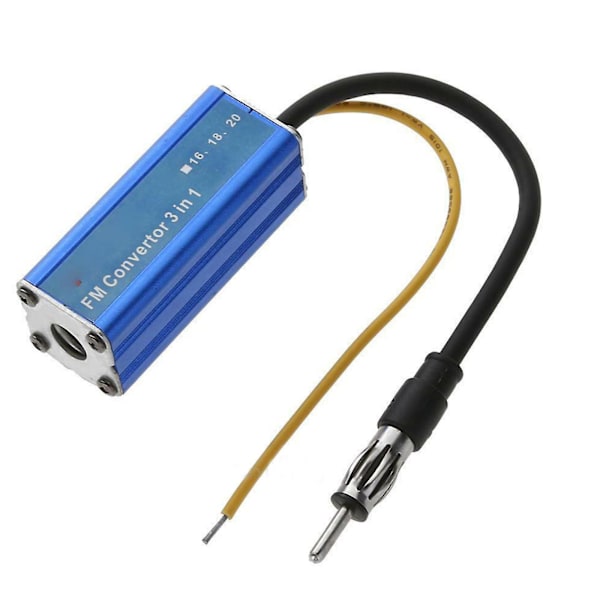 FM-signal 92-106MHz til 76-90MHz Radiobånds Utvider Bilfrekvenskonverter 12V