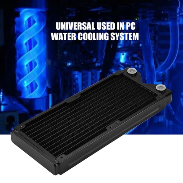 240 mm kobber vandkølingsradiator til computer