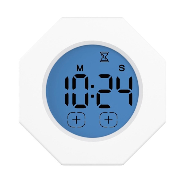 Pomodoro-timer, Produktivitetstimer Kvadrat, Oktagonal Gravitasjonsflip Fokustimer, Lydløs & Justerbar Lydalarm