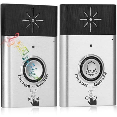 Trådløs Intercom Hjemmesikkerhed Dørklokke Tovejs Tale Hjem Dørklokker Intercom Kit Dørklokke Trådløs Intercom