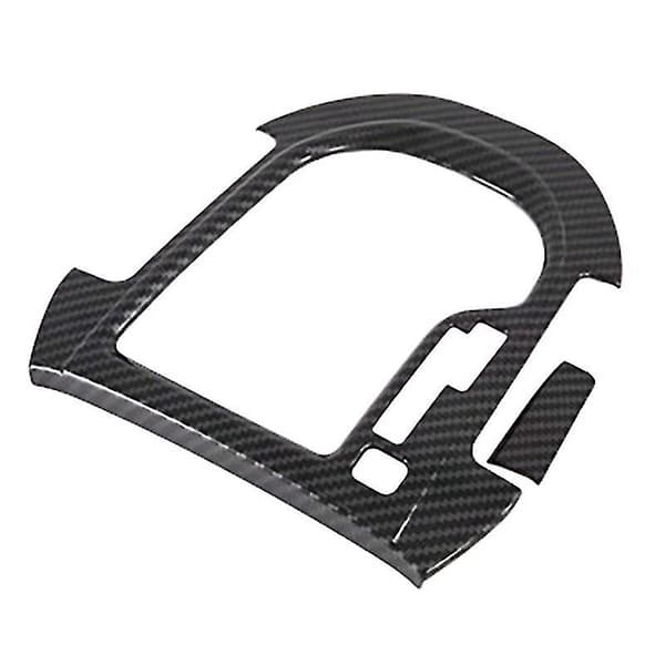 Kolfiber Central Gear Panel Kontrollpanel Dekal Interiörmodifiering för Forte Cerato 2019 202