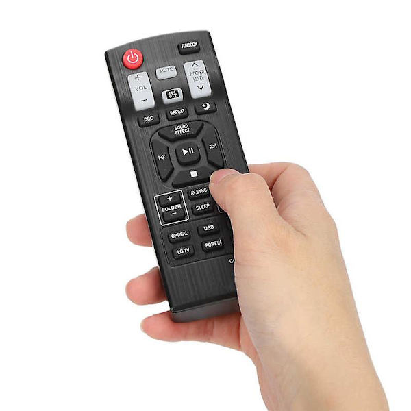 COV30748163 Fjärrkontroll ABS Svart Soundbar Fjärrkontroll Ersättning för LG Soundbar för LAS355B/LAC450B/LAS350B