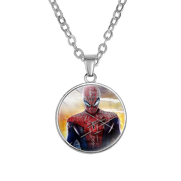 Spiderman Anime Figur Halsband Pojkar Flickor Födelsedagspresenter Barn Gåvor Leksaker