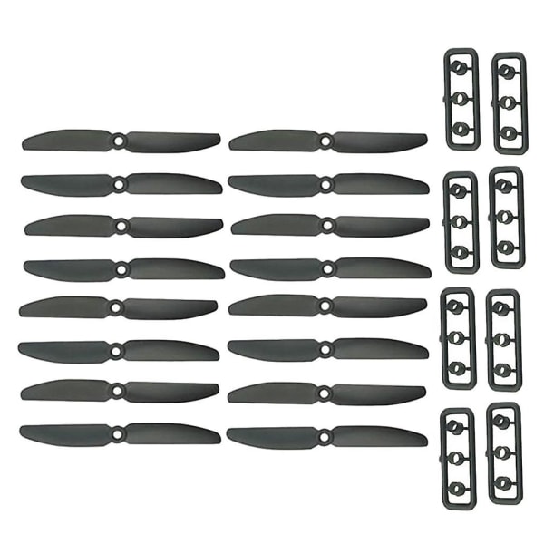 8 Par 5030 Cw Ccw Propeller 2-Blader For Rc Qav Quadcopter Tilbehør Svart