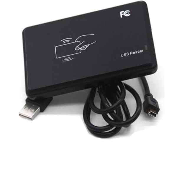 13,56MHz RFID IC Smart Card Reader USB Kontaktfri Nærhetskortleser USB Plug