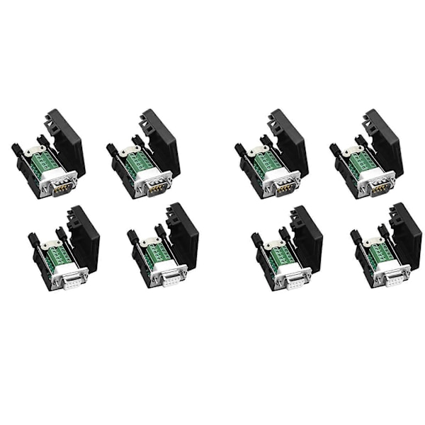 DB9 Loddefri RS232 D-SUB Seriel til 9-Pin Port Terminal Han Hun Adapter Konnektor Breakout Board