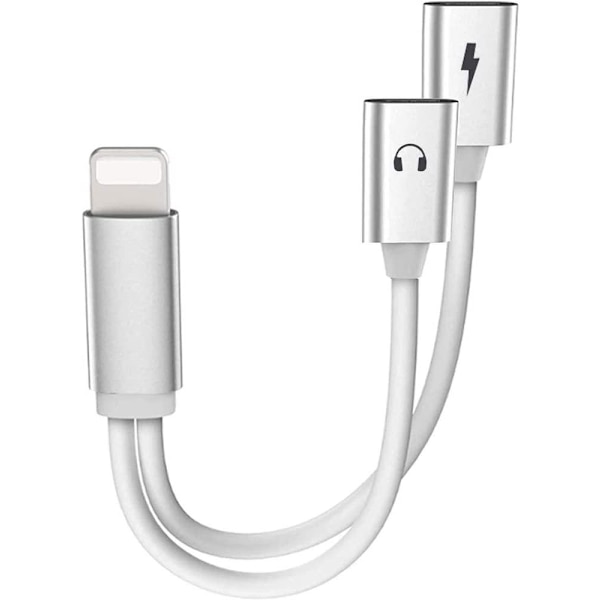 Lightning-adapter Lyd & opladning Adapter 2 i 1