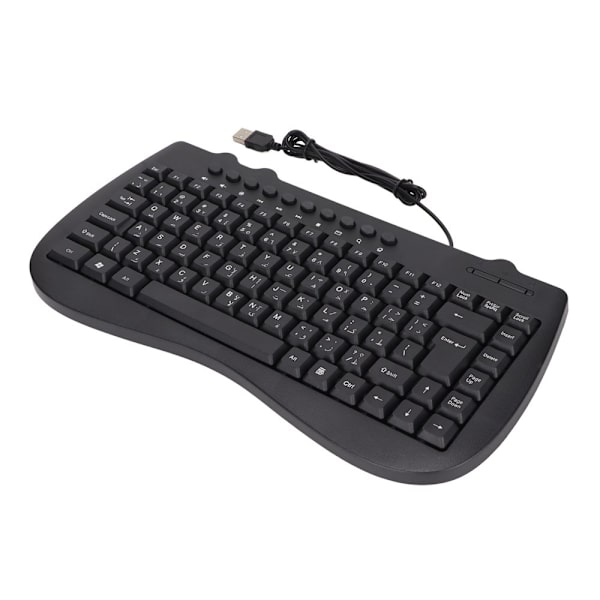 Thin and Quiet 95-Key Wired Mini USB Keyboard for Desktop