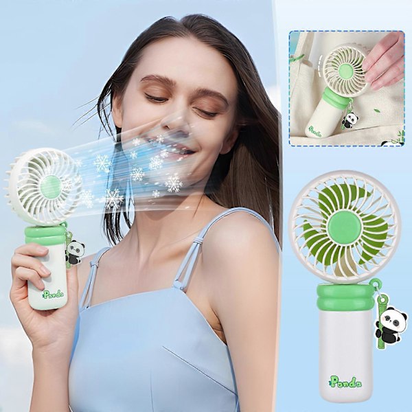 Nøglering Vedhæng Lommeventilator Bærbar Mini Ventilator Håndventilator