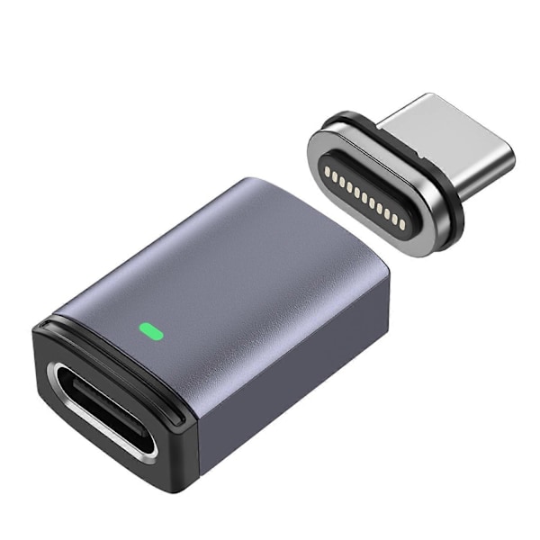 Type A Lige Hoved 480Mbps Dataoverførsel Type-C Han til Type-C Hun Adapter PD 100W Hurtig