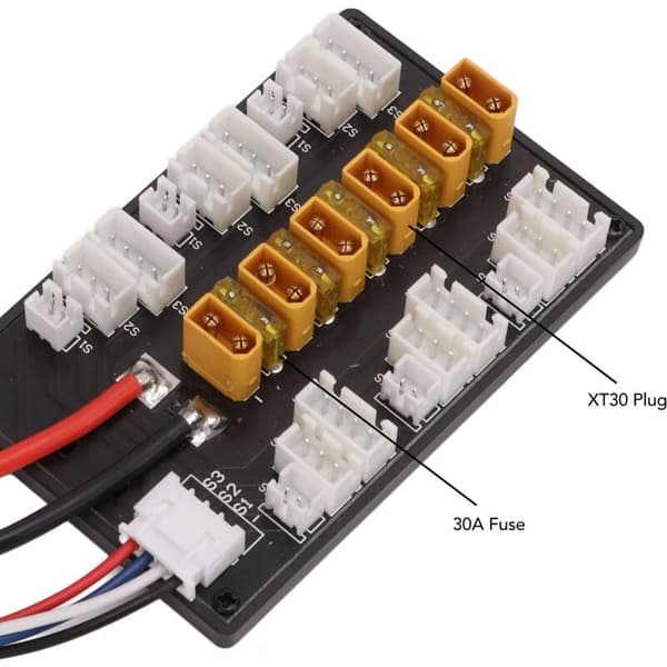 XT30 Parallel Opladningskort, Batteribalanceopladerforlængeradapter til IMAX B6