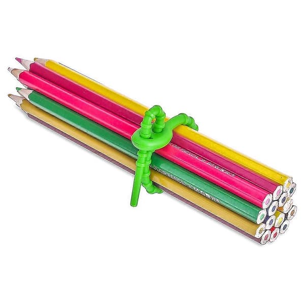 30 stk Silikon, Holdbare Glidelåser, Poseforsegling Klips, Brødstropper, Gummi Twist Stropper Kontor