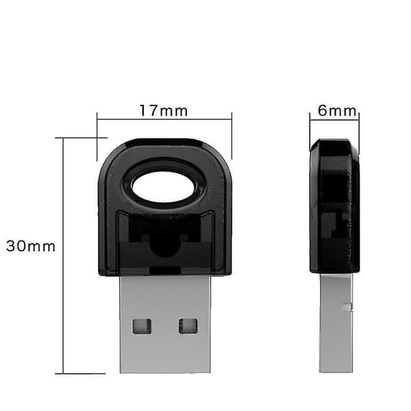 Trådløs USB Bluetooth-adapter for datamaskin Bluetooth-dongle USB Bluetooth 5.0 PC-adapter Bluetooth-mottaker sender