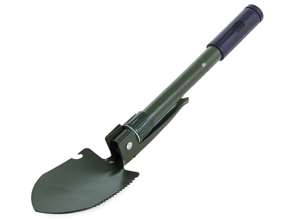 3-i-1 Sammenleggbar Spade/Hakke/Sag - Camping