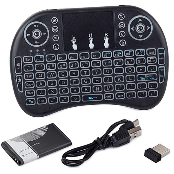 Wireless Mini Keyboard Touchpad 2.4Ghz for IP-TV and More