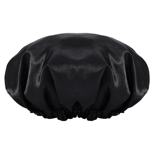 Satin Sleep Cap - Black
