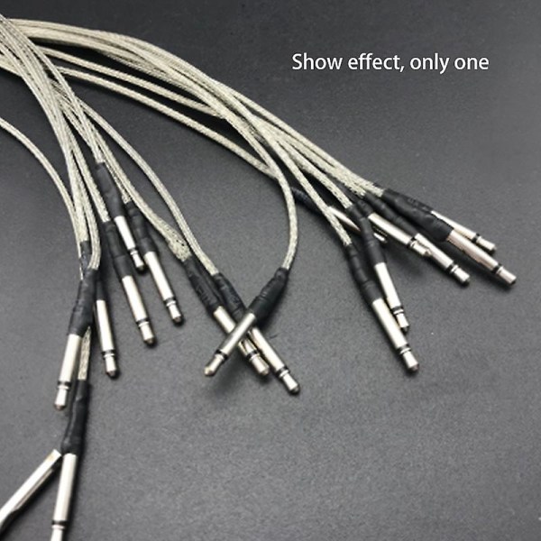 6-strengers Høyfølsom Akustisk Gitar Bro Sadelstang Piezo Metallstang Folk Gitar Pickup Stick