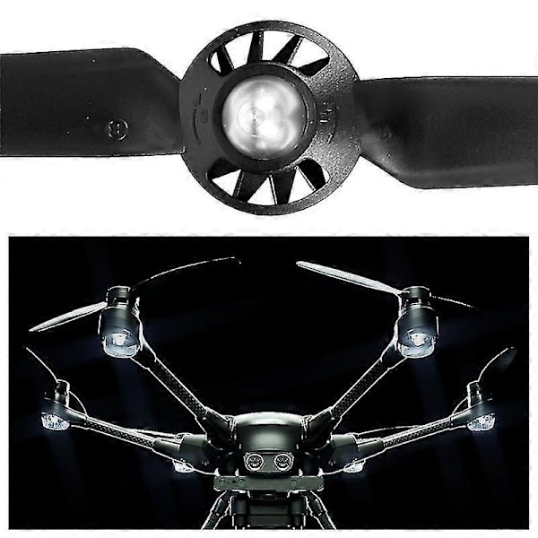 8 stk. Propeller til Yuneec Q500 Typhoon 4k Kamera Drone Reservedele Hurtig Udløsning Selv Låsende Propeller Udskiftningsblad (sort)