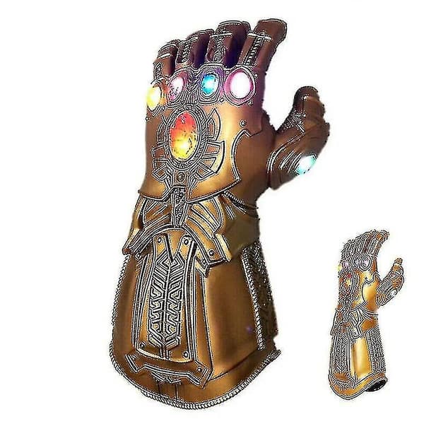 Børns Thanos Handsker Infinity Gauntlet Med Led Lys Avengers 4 Cosplay Legetøj